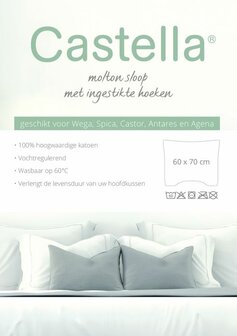 Castella molton met schoudercontour